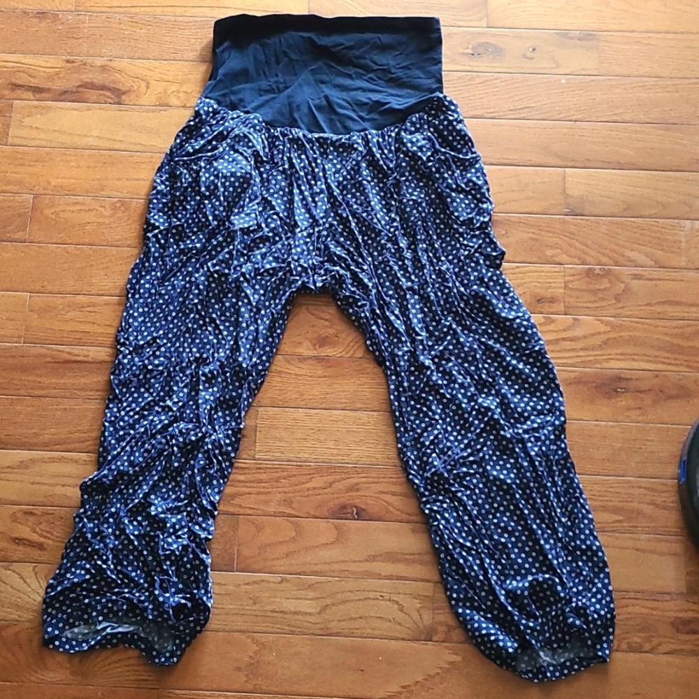 Maternity soft wide leg panta